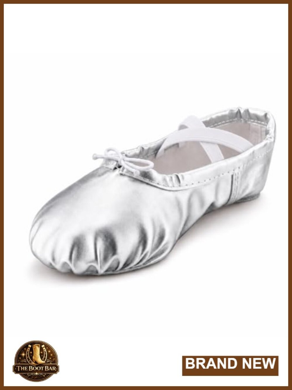PU Leather Ballet Dance Shoes Split Sole Flats for Women